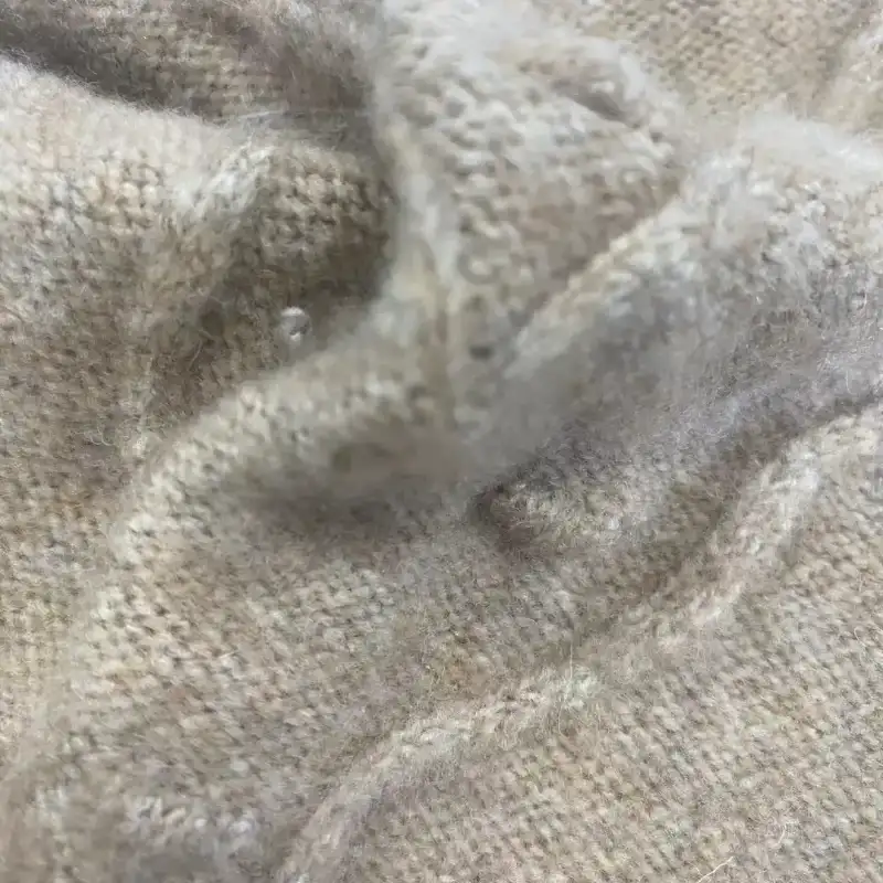 China Yarn for Open Cardigan (Sweater) Mossy Yarn Fancy Yarn Recycled Polyester Nylon Wool Elastane BROWN color buy from China wholesaler bulk order at wholesale price free worldwide shipping Alibaba