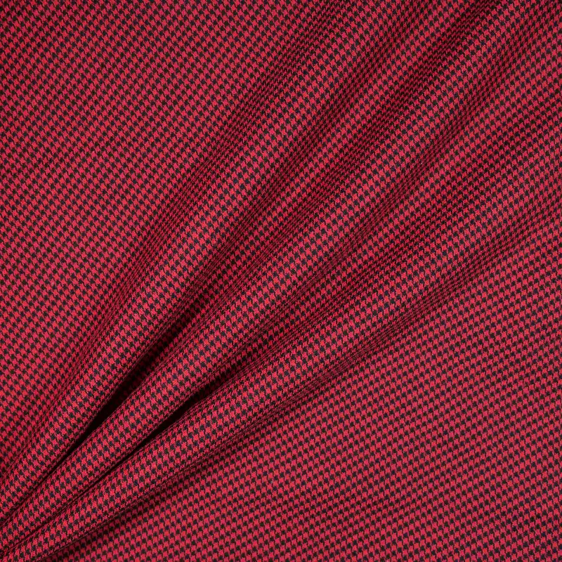 China Fabric for Shirt,Womens Slim Fit Shirt,Womens Stand Collar Shirt Yarn Dyed Check Woven Blended Fabric Cotton Spandex dark red color buy from China wholesaler bulk order at wholesale price free worldwide shipping Alibaba