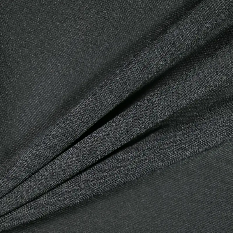 China Fabric for Pants,Skirt,Suit Twill Synthetic Woven Fabric Polyester Black color buy from China wholesaler bulk order at wholesale price free worldwide shipping Alibaba