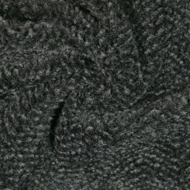 China Fabric for Jackets,Hoodie,Trench Coat Polar Fleece Knit Fabric Polyester black color buy from China wholesaler bulk order at wholesale price free worldwide shipping Alibaba