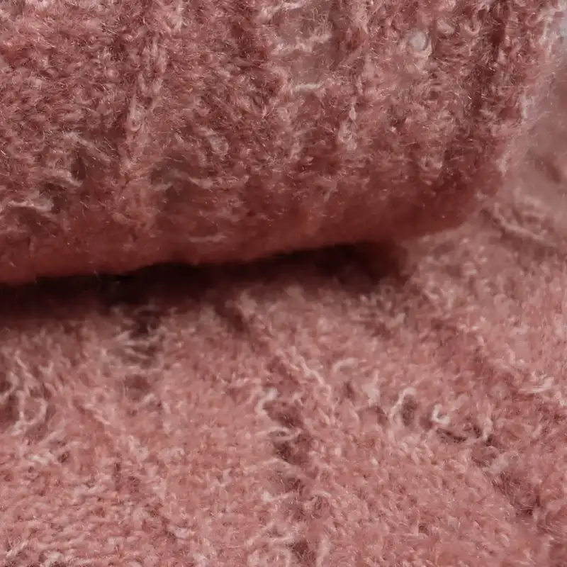 China Yarn for Open Cardigan (Sweater),Full-Zipper Cardigan (Sweater),Half-Zipper Cardigan (Sweater),Knitted Jacket (Sweater),Round Neck Pullover (Sweater) Mossy Yarn Fancy Yarn Acrylic Polyester Spandex Rose Pink color buy from China wholesaler bulk order at wholesale price free worldwide shipping Alibaba