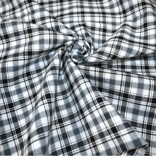 India Fabric for Shirt Cotton YD Twill Natural Woven Fabric Cotton Multi color Check color buy from India wholesaler bulk order at wholesale price free worldwide shipping Alibaba