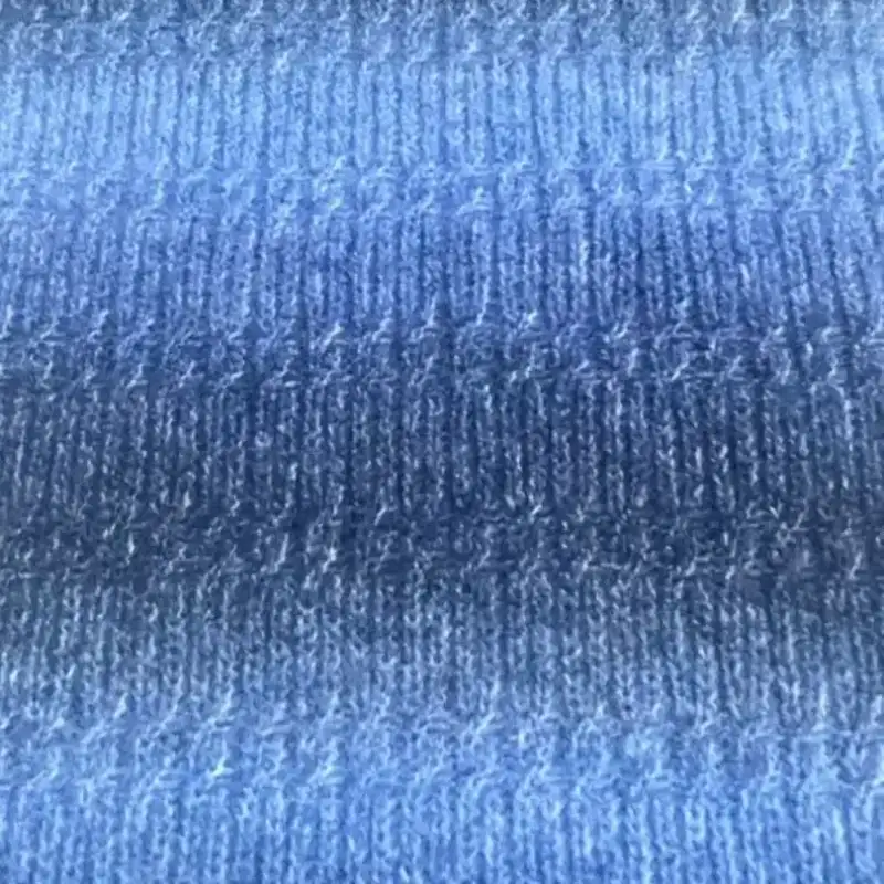 China Yarn for Open Cardigan (Sweater),Full-Zipper Cardigan (Sweater),Round Neck Pullover (Sweater),Crew Neck Pullover (Sweater) Mossy Yarn Fancy Yarn Recycled Polyester Polyester Recycled Acrylic Wool Spandex Deep blue and light blue alternate color buy from China wholesaler bulk order at wholesale price free worldwide shipping Alibaba