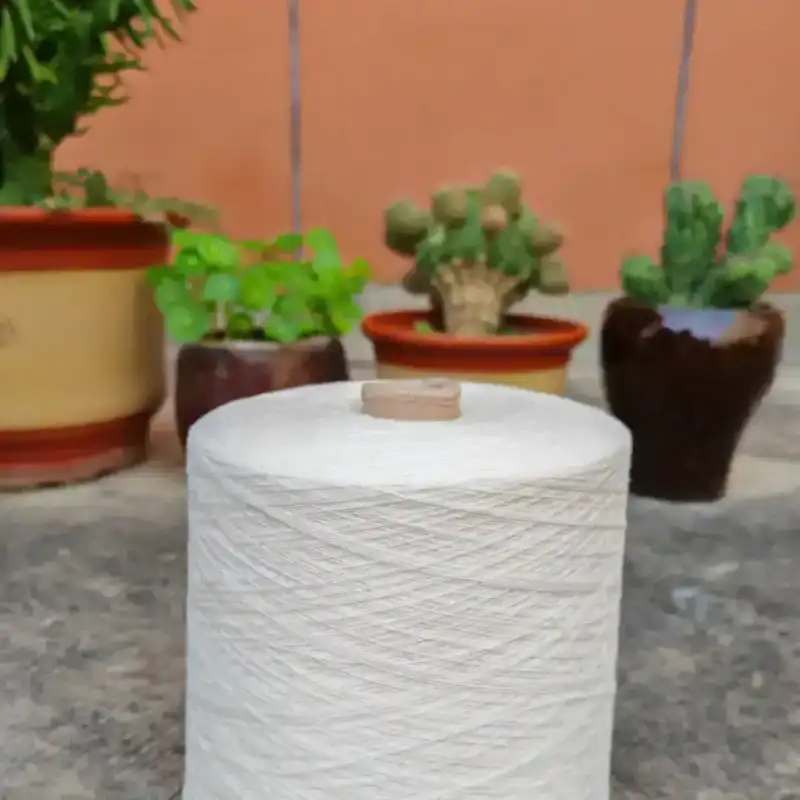 China Yarn for Ladies Vest (Sweater),Men’s Vest (Sweater) Elastic Filament Filament Polyester Spandex beige color buy from China wholesaler bulk order at wholesale price free worldwide shipping Alibaba