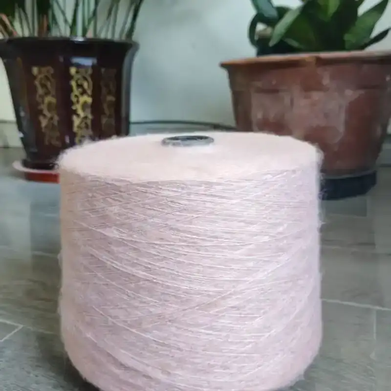 China Yarn for Ladies Vest (Sweater),Open Cardigan (Sweater) Mossy Yarn Fancy Yarn Acrylic Polyester Spandex pink color buy from China wholesaler bulk order at wholesale price free worldwide shipping Alibaba