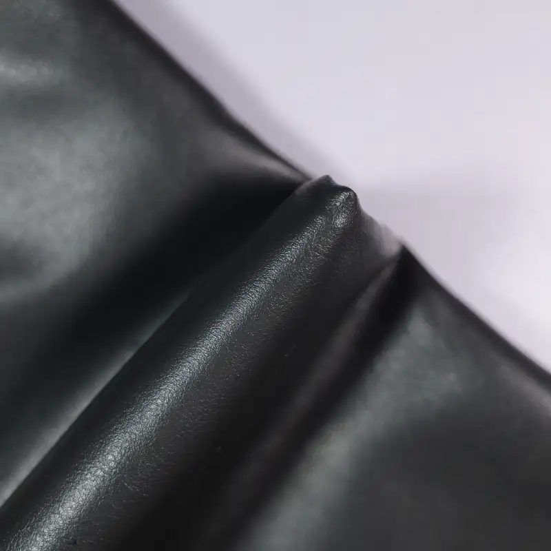 China Fabric for Pants,Jackets Fake Fur Synthetic Woven Fabric Polyurethane (PU) BLACK color buy from China wholesaler bulk order at wholesale price free worldwide shipping Alibaba