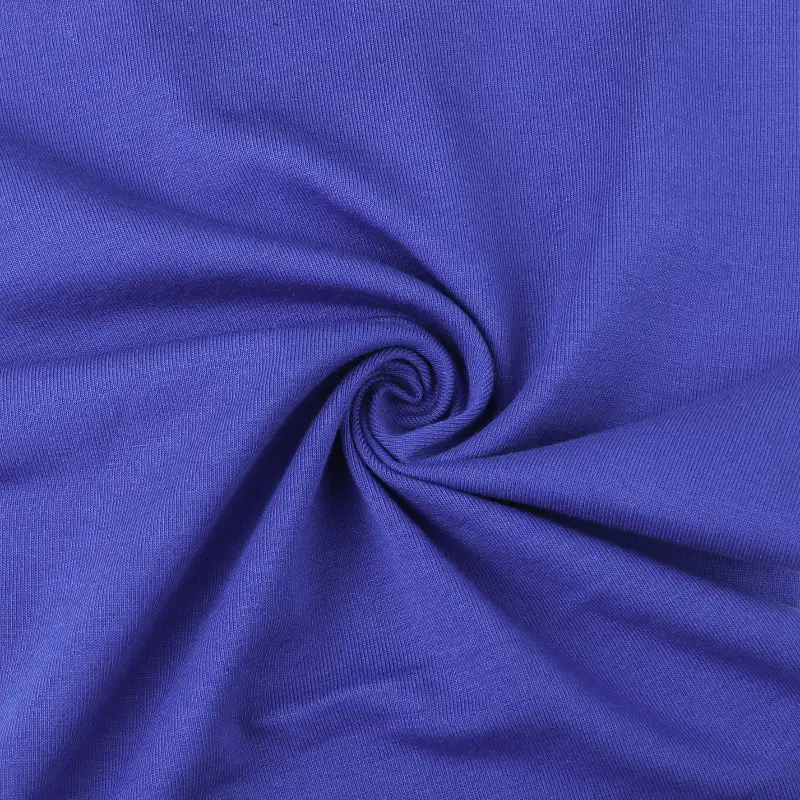 China Fabric for T-Shirt,Tank Top,Crop Top,Shorts,Pajamas Single Jersey Knit Fabric Cotton Modal Spandex Blue color buy from China wholesaler bulk order at wholesale price free worldwide shipping Alibaba