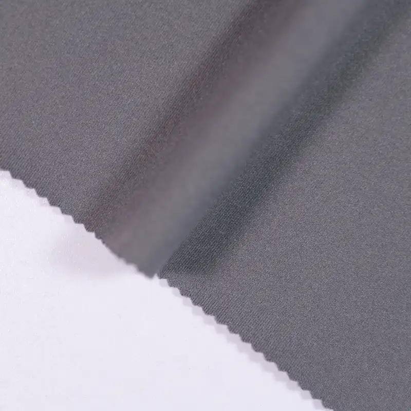 China Fabric for Shirt,Tank Top,Crop Top,Skirt Polar Fleece Knit Fabric Polyester Spandex grey color buy from China wholesaler bulk order at wholesale price free worldwide shipping Alibaba