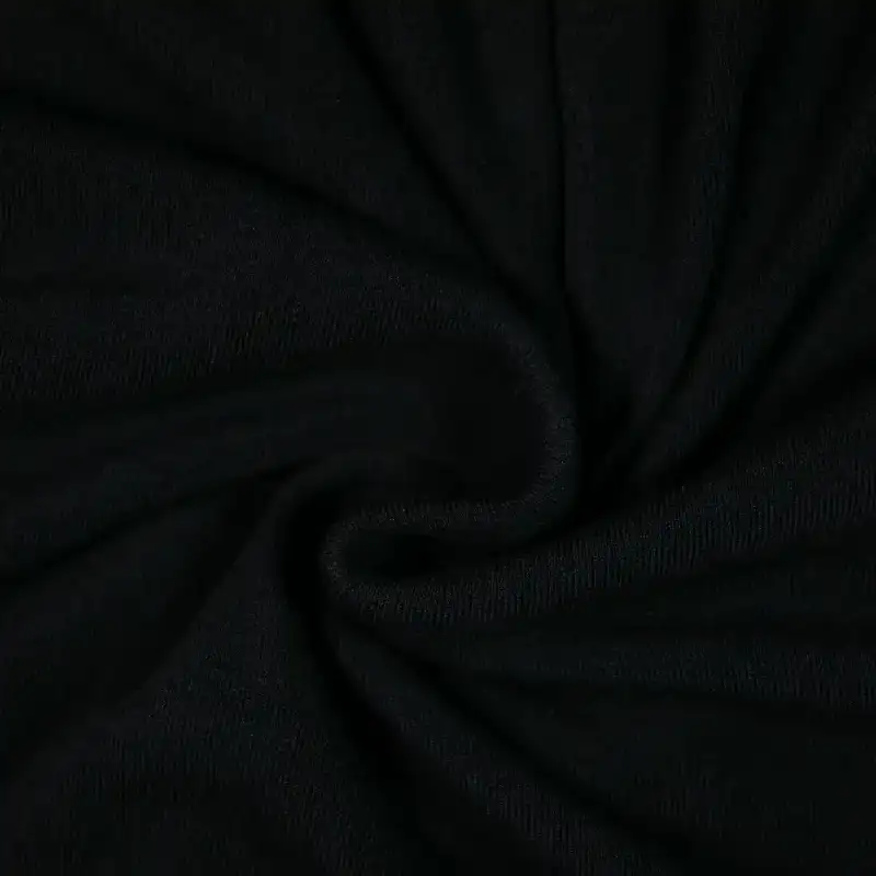 China Fabric for T-Shirt,Puffball Strappy Dress,Tank Wrap Midi Dress Single Jersey Knit Fabric Modal Polyester black color buy from China wholesaler bulk order at wholesale price free worldwide shipping Alibaba