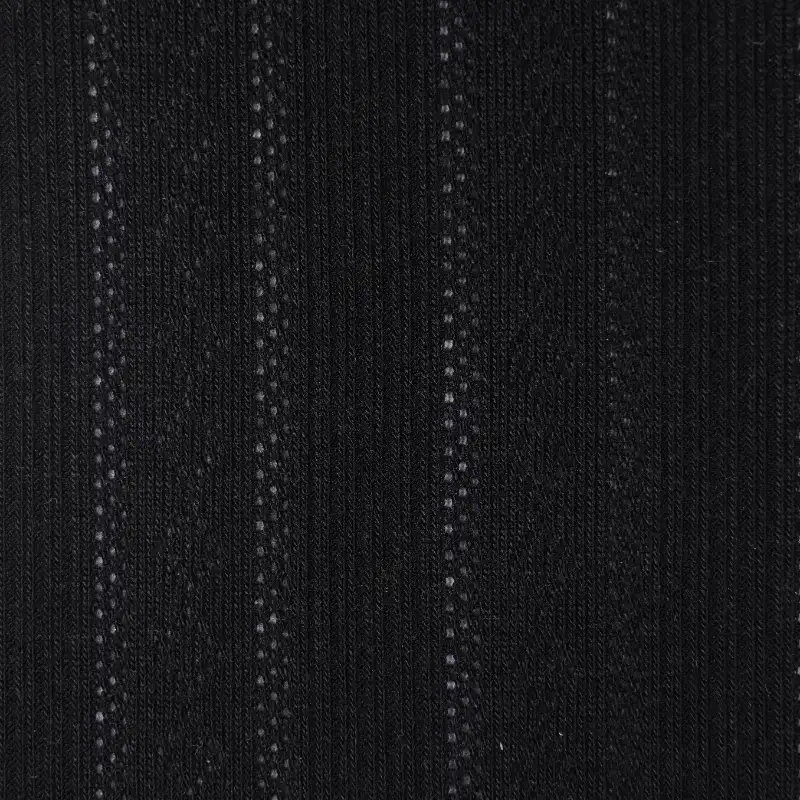 China Fabric for T-Shirt,Hoodie Hacci Knit Fabric Polyester Rayon black color buy from China wholesaler bulk order at wholesale price free worldwide shipping Alibaba