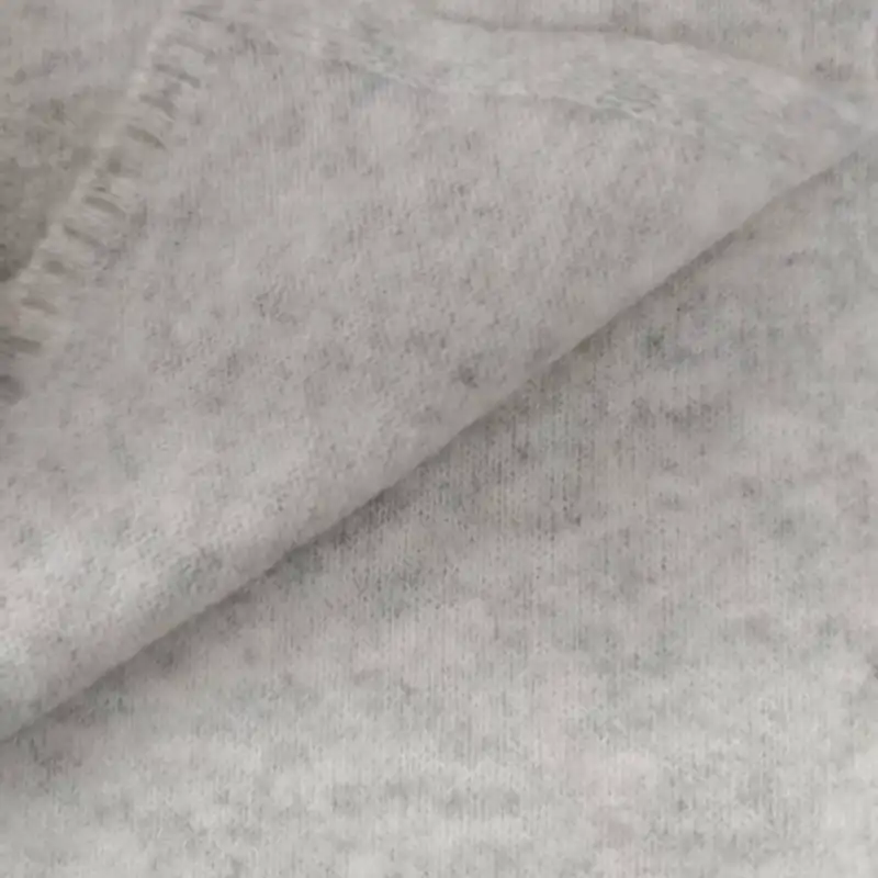 China Yarn for Open Cardigan (Sweater),Full-Zipper Cardigan (Sweater),Half-Zipper Cardigan (Sweater) Mossy Yarn Fancy Yarn RWS Wool Recycled Polyester Acrylic Spandex Gray color buy from China wholesaler bulk order at wholesale price free worldwide shipping Alibaba