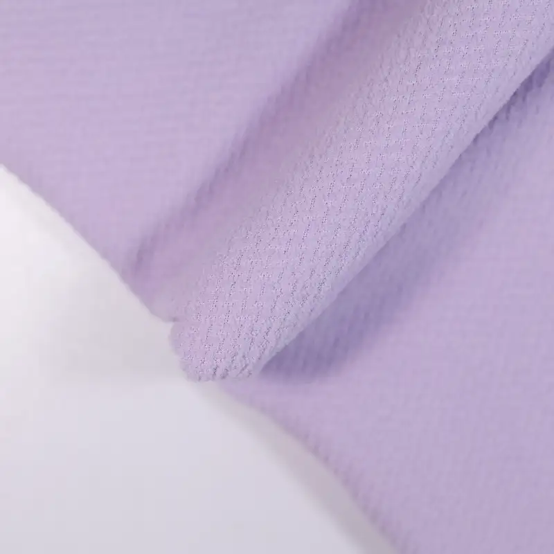 China Fabric for Jackets,T-Shirt,Strap Midi Dress Jacquard Knit Fabric Polyester Spandex purple color buy from China wholesaler bulk order at wholesale price free worldwide shipping Alibaba