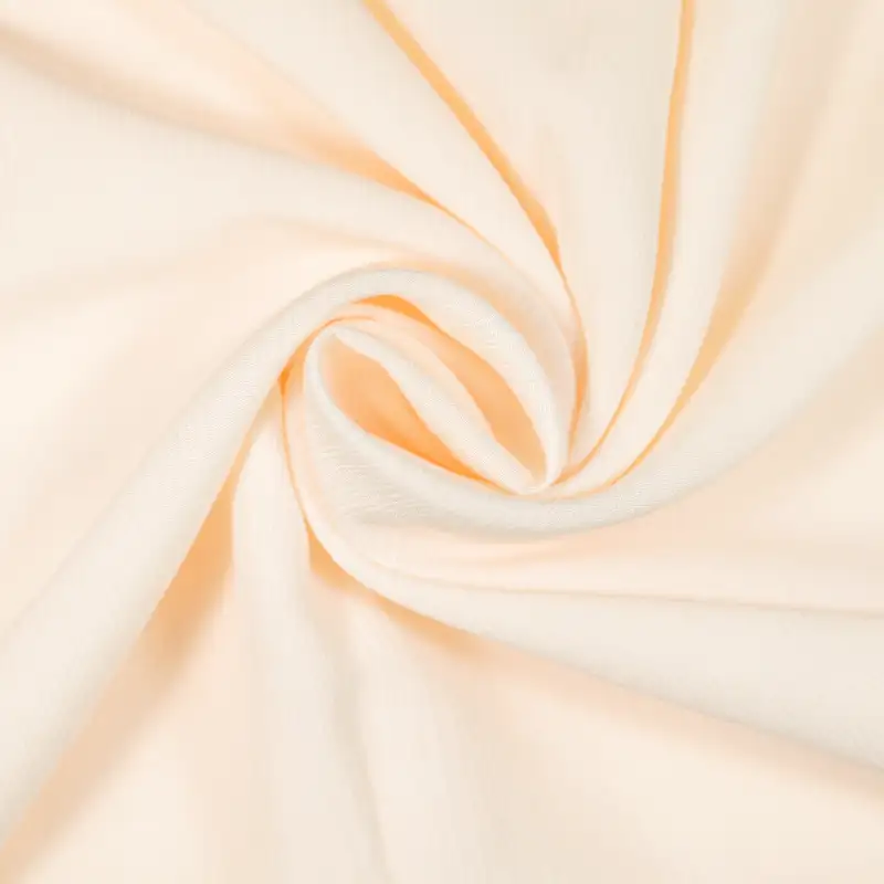 China Fabric for Shirt,Skirt,Casual Long Sleeve Crop Shirt,Backless Beach Dress,Kids Ruffle Tiered Dress,Kids Sleeveless Tutu Dress,Puff Sleeve Ruched Dress Polyester/Rayon Plain Woven Blended Fabric Polyester Rayon rice color buy from China wholesaler bulk order at wholesale price free worldwide shipping Alibaba