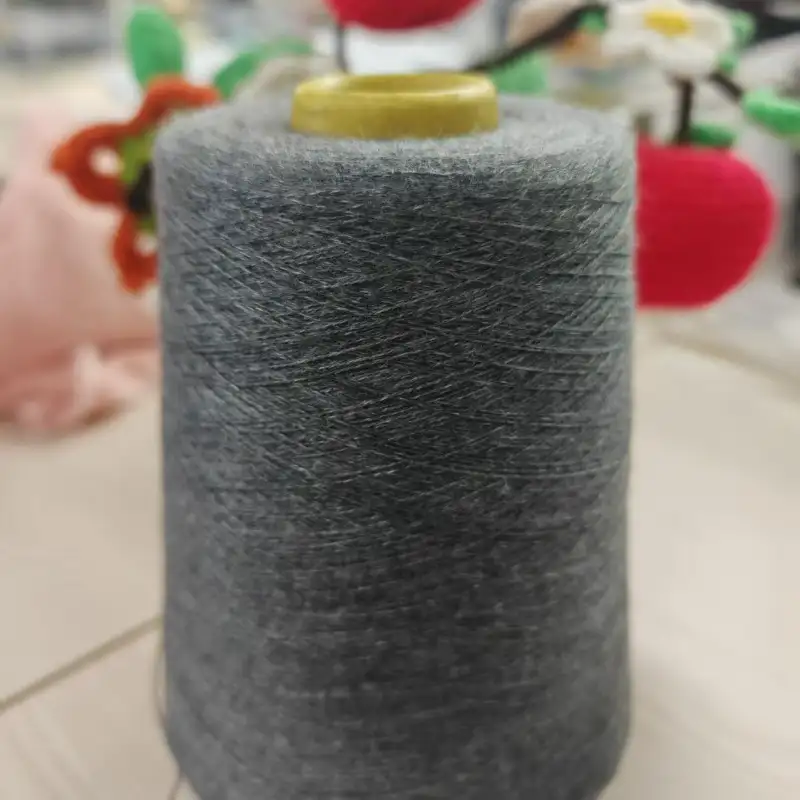 China Yarn for Full-Zipper Cardigan (Sweater),Half-Zipper Cardigan (Sweater),Shirt Half Sleeve Zipper (Sweater),T-shirt (Sweater) Semi-Worsted Spun Regular Yarn Acrylic Nylon PBT Wool Gray color buy from China wholesaler bulk order at wholesale price free worldwide shipping Alibaba