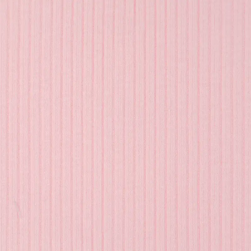 China Fabric for T-Shirt,Polo Shirt Rib Knit Fabric Cotton Spandex pink color buy from China wholesaler bulk order at wholesale price free worldwide shipping Alibaba