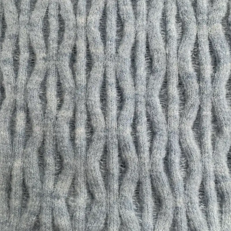 China Yarn for Ladies Vest (Sweater),Open Cardigan (Sweater),Half-Zipper Cardigan (Sweater),Roll Neck Jumper (Sweater),U-Neck Cardigan (Sweater) Mossy Yarn Fancy Yarn Recycled Polyester Nylon Acrylic Wool Spandex blue color buy from China wholesaler bulk order at wholesale price free worldwide shipping Alibaba