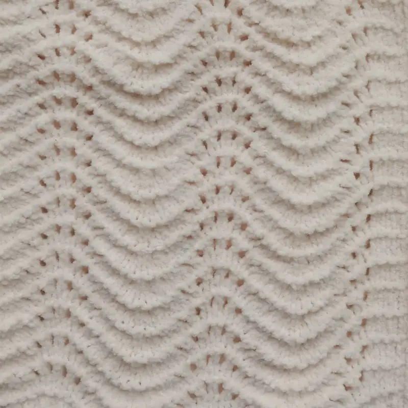 China Yarn for Ladies Vest (Sweater),Men’s Vest (Sweater),Knitted Jacket (Sweater),Round Neck Pullover (Sweater),Crew Neck Pullover (Sweater) Matt Chenille Fancy Yarn Polyester 11-0809tcx Cream color buy from China wholesaler bulk order at wholesale price free worldwide shipping Alibaba