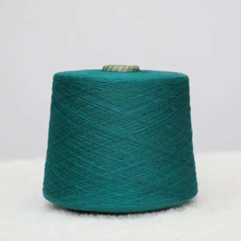 China Yarn for Ladies Vest (Sweater),Men’s Vest (Sweater),Open Cardigan (Sweater),Round Neck Pullover (Sweater) Ring Spun Regular Yarn Cotton Dark Green color buy from China wholesaler bulk order at wholesale price free worldwide shipping Alibaba