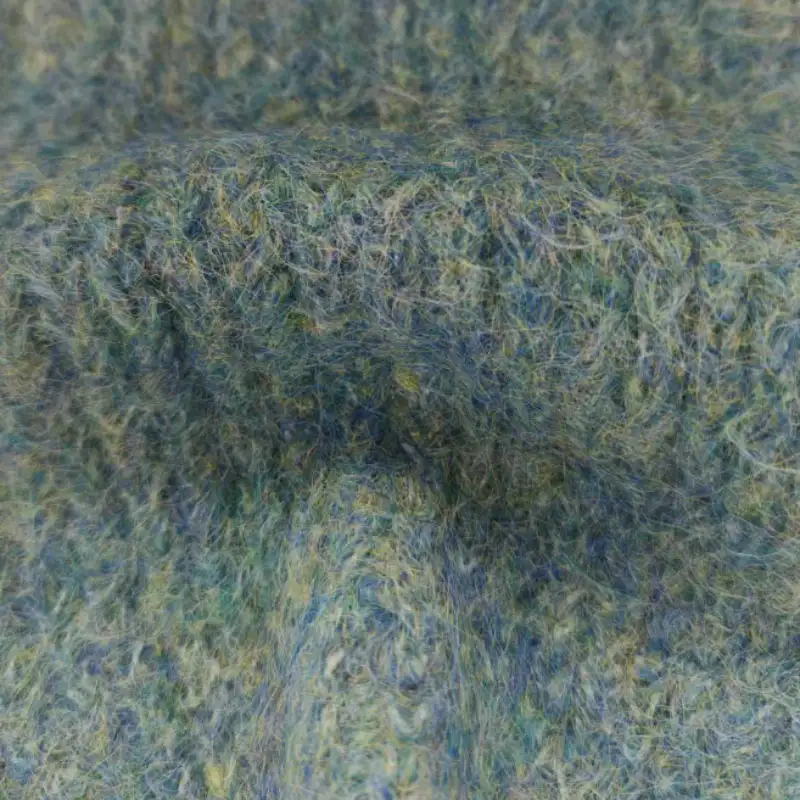 China Yarn for Open Cardigan (Sweater),Full-Zipper Cardigan (Sweater),Half-Zipper Cardigan (Sweater),Shirt Long Sleeve Button (Sweater) Mossy Yarn Fancy Yarn Recycled Polyester Polyester Nylon Wool Spandex Blue color buy from China wholesaler bulk order at wholesale price free worldwide shipping Alibaba