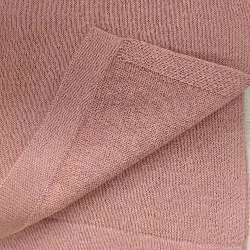 China Yarn for T-shirt (Sweater),Polo T-shirt (Sweater),Hoodie  (Sweater),Dresses (Cardigan Open) (Sweater) Semi-Worsted Spun Regular Yarn BCI Cotton Recycled Polyester Wool pink color buy from China wholesaler bulk order at wholesale price free worldwide shipping Alibaba