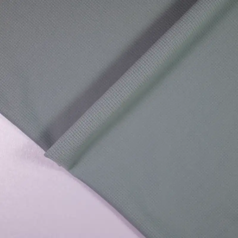 China Fabric for T-Shirt,Polo Shirt Jacquard Knit Fabric Polyester Spandex Iceberg Green color buy from China wholesaler bulk order at wholesale price free worldwide shipping Alibaba