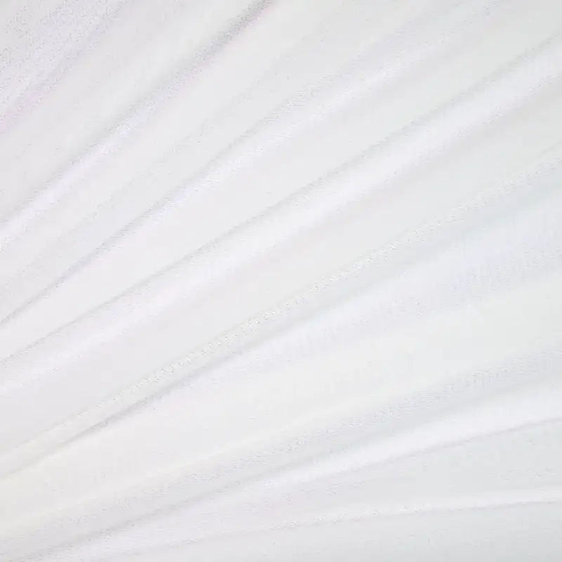 China Fabric for Interlining Mesh Knit Fabric Polyester Spandex White color buy from China wholesaler bulk order at wholesale price free worldwide shipping Alibaba