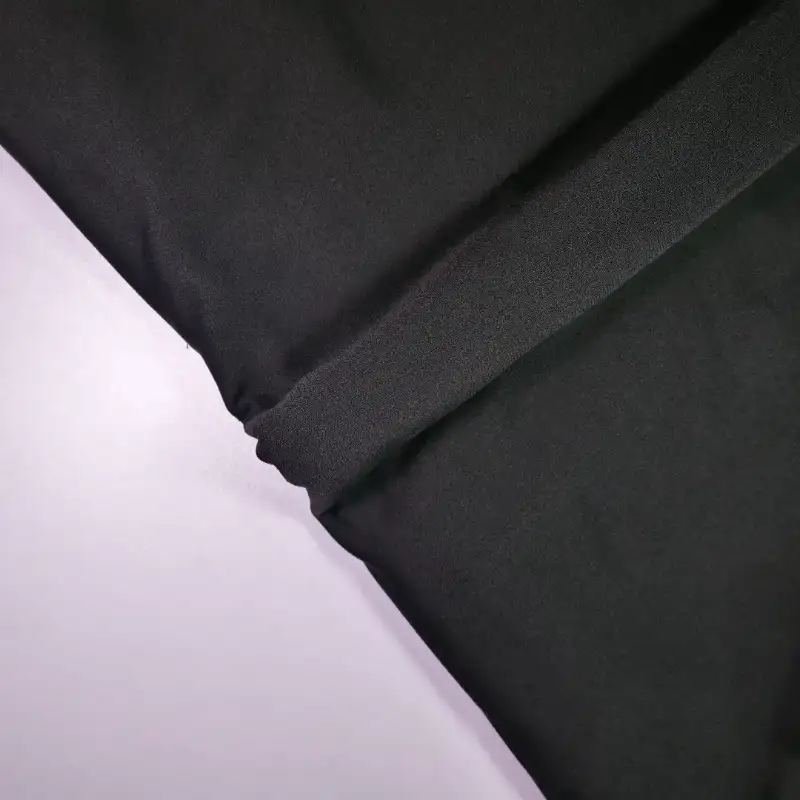 China Fabric for Hoodie,Loungewear,Tracksuits Sherpa Knit Fabric Polyester Black color buy from China wholesaler bulk order at wholesale price free worldwide shipping Alibaba