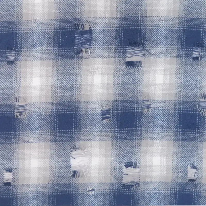 China Fabric for Shirt,T-Shirt,Skirt Yarn Dyed Check Natural Woven Fabric Cotton blue color buy from China wholesaler bulk order at wholesale price free worldwide shipping Alibaba