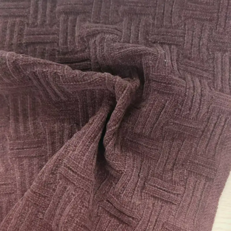China Yarn for Half-Zipper Cardigan (Sweater),Shirt Half Sleeve Button (Sweater),Shirt Half Sleeve Zipper (Sweater) Matt Chenille Fancy Yarn Cotton Linen Dark violet color buy from China wholesaler bulk order at wholesale price free worldwide shipping Alibaba