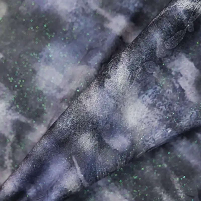 China Fabric for Shirt,Skirt Jacquard Woven Blended Fabric Rayon Cotton Spun Silk Metallic Gold BLUE 3 color buy from China wholesaler bulk order at wholesale price free worldwide shipping Alibaba