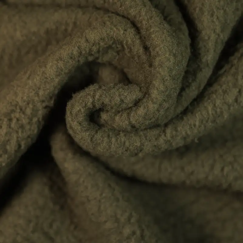 China Fabric for Jackets,Hoodie Polar Fleece Knit Fabric Polyester green color buy from China wholesaler bulk order at wholesale price free worldwide shipping Alibaba