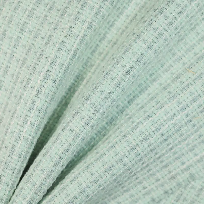 China Fabric for Jackets,Trench Coat Chanel-Style Fabric Woolen Polyester Wool GREEN color buy from China wholesaler bulk order at wholesale price free worldwide shipping Alibaba