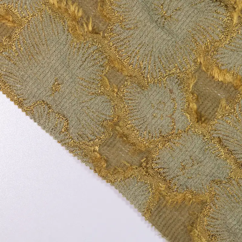 China Fabric for Jackets,Skirt,Strap Midi Dress Jacquard Woven Blended Fabric Polyester Rayon Nylon GREEN color buy from China wholesaler bulk order at wholesale price free worldwide shipping Alibaba