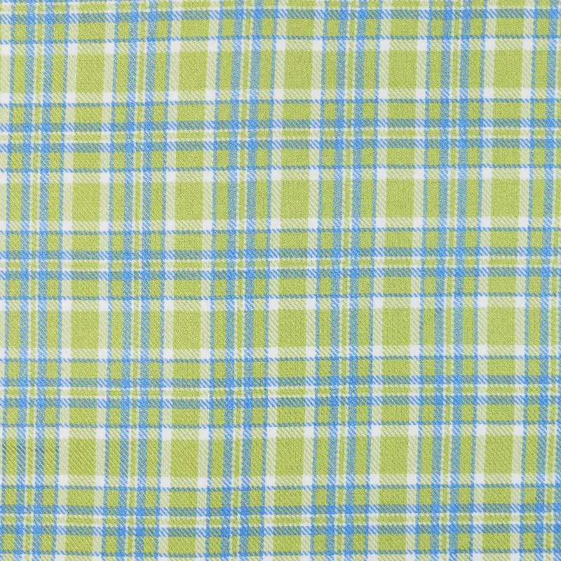 China Fabric for Backless Beach Dress,Ruffle Shirt Dress,Strap Midi Dress Yarn Dyed Check Woven Blended Fabric Polyester Rayon green color buy from China wholesaler bulk order at wholesale price free worldwide shipping Alibaba