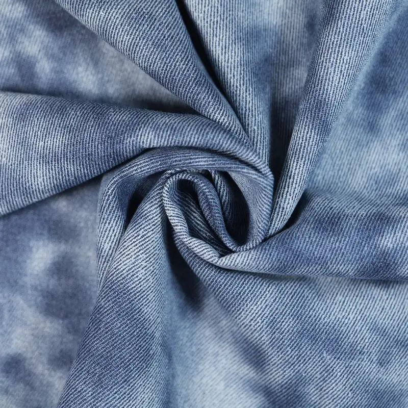 China Fabric for Shirt,Pants,Skirt Twill Woven Blended Fabric Cotton Polyester BLUE color buy from China wholesaler bulk order at wholesale price free worldwide shipping Alibaba