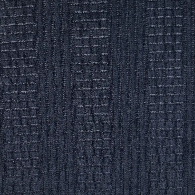 China Fabric for Jackets Jacquard Knit Fabric Polyester Spandex navy color buy from China wholesaler bulk order at wholesale price free worldwide shipping Alibaba