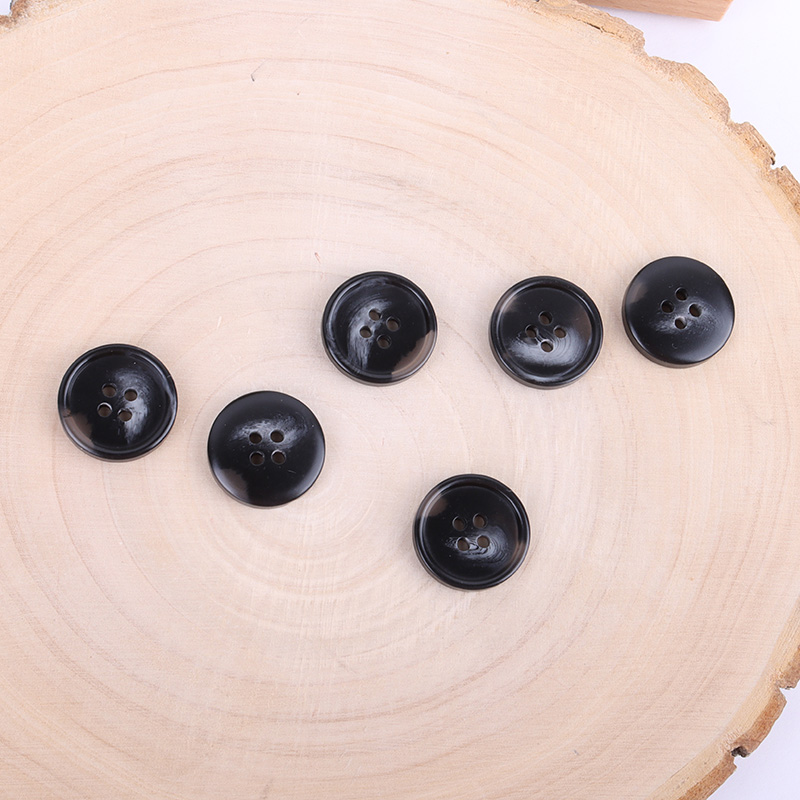 Black 4 holes Resin Button  buy garments accessories in bulk from China wholesaler at wholesale price free worldwide shipping Alibaba