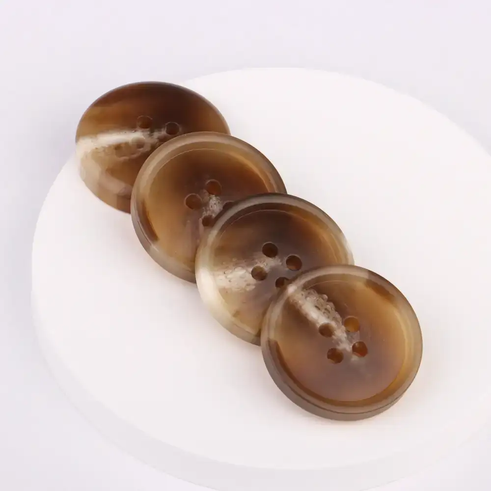 Brown 4 holes Resin Button for Overcoat buy garments accessories in bulk from China wholesaler at wholesale price free worldwide shipping Alibaba