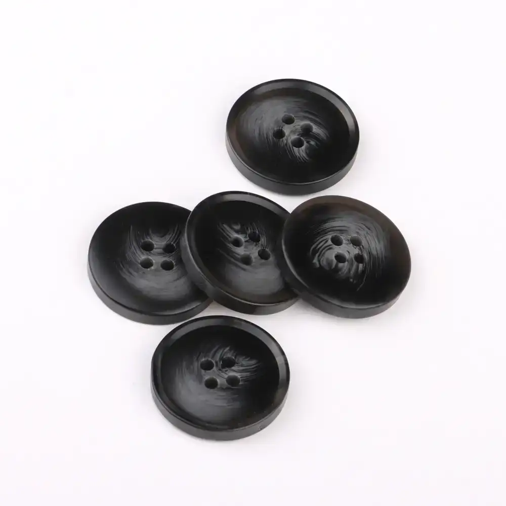 Black 4 holes Resin Button for Overcoat buy garments accessories in bulk from China wholesaler at wholesale price free worldwide shipping Alibaba