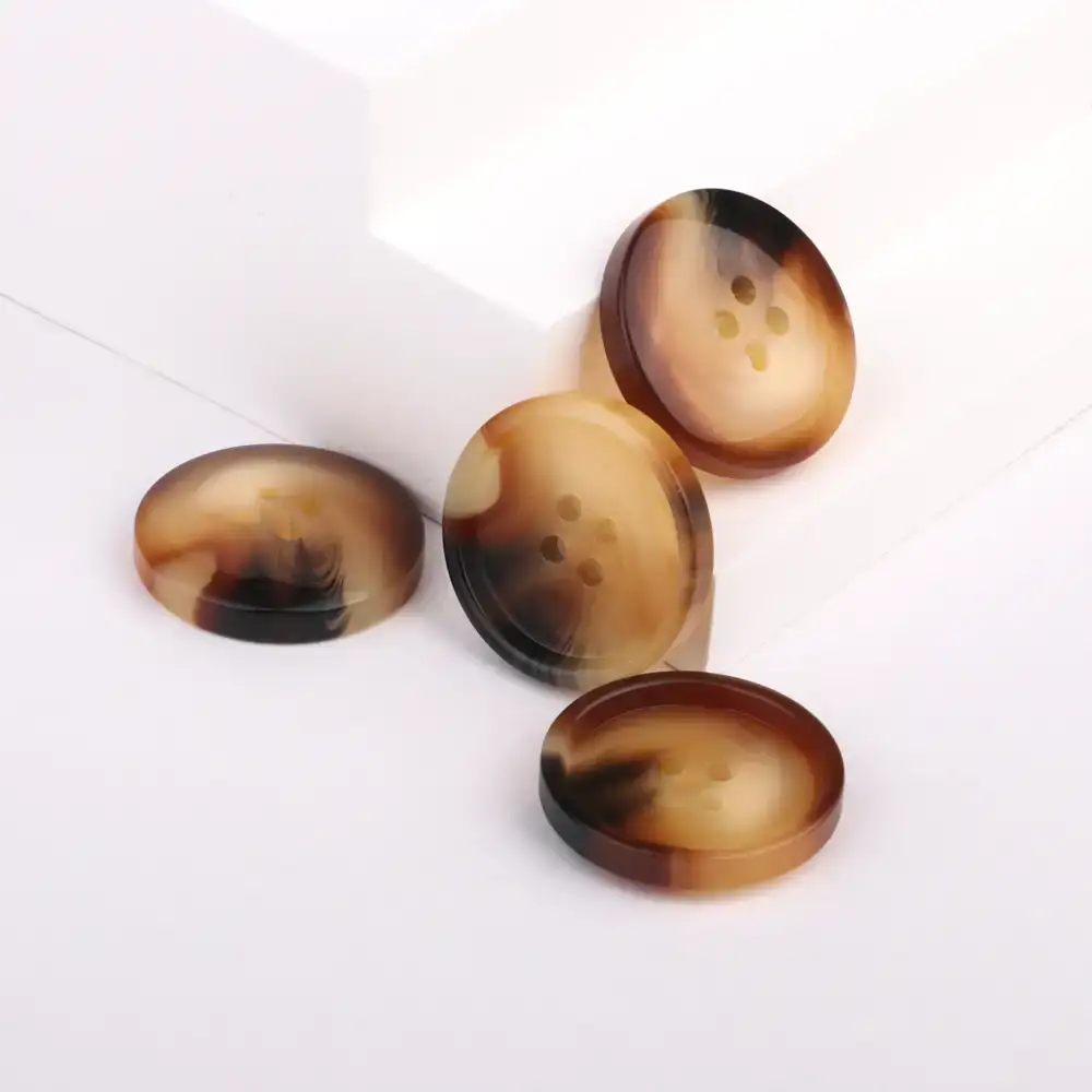 Brown 4 holes Resin Button for Overcoat buy garments accessories in bulk from China wholesaler at wholesale price free worldwide shipping Alibaba