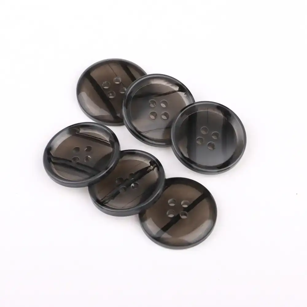 Black 4 holes Resin Button for Overcoat buy garments accessories in bulk from China wholesaler at wholesale price free worldwide shipping Alibaba