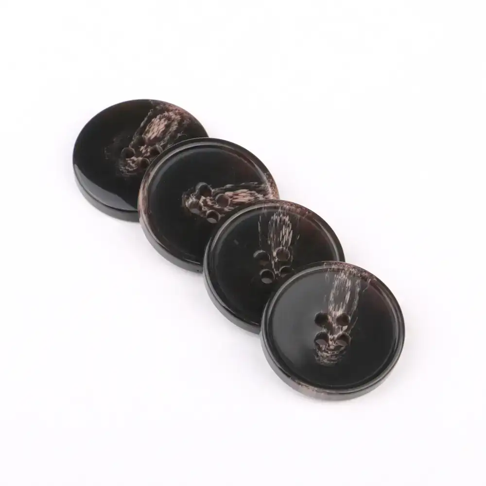 Black 4 holes Resin Button for Overcoat buy garments accessories in bulk from China wholesaler at wholesale price free worldwide shipping Alibaba