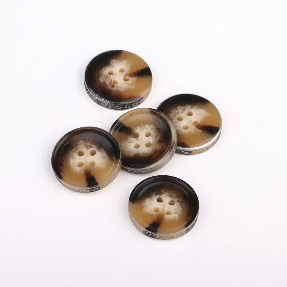 Brown 4 holes Resin Button for Overcoat buy garments accessories in bulk from China wholesaler at wholesale price free worldwide shipping Alibaba
