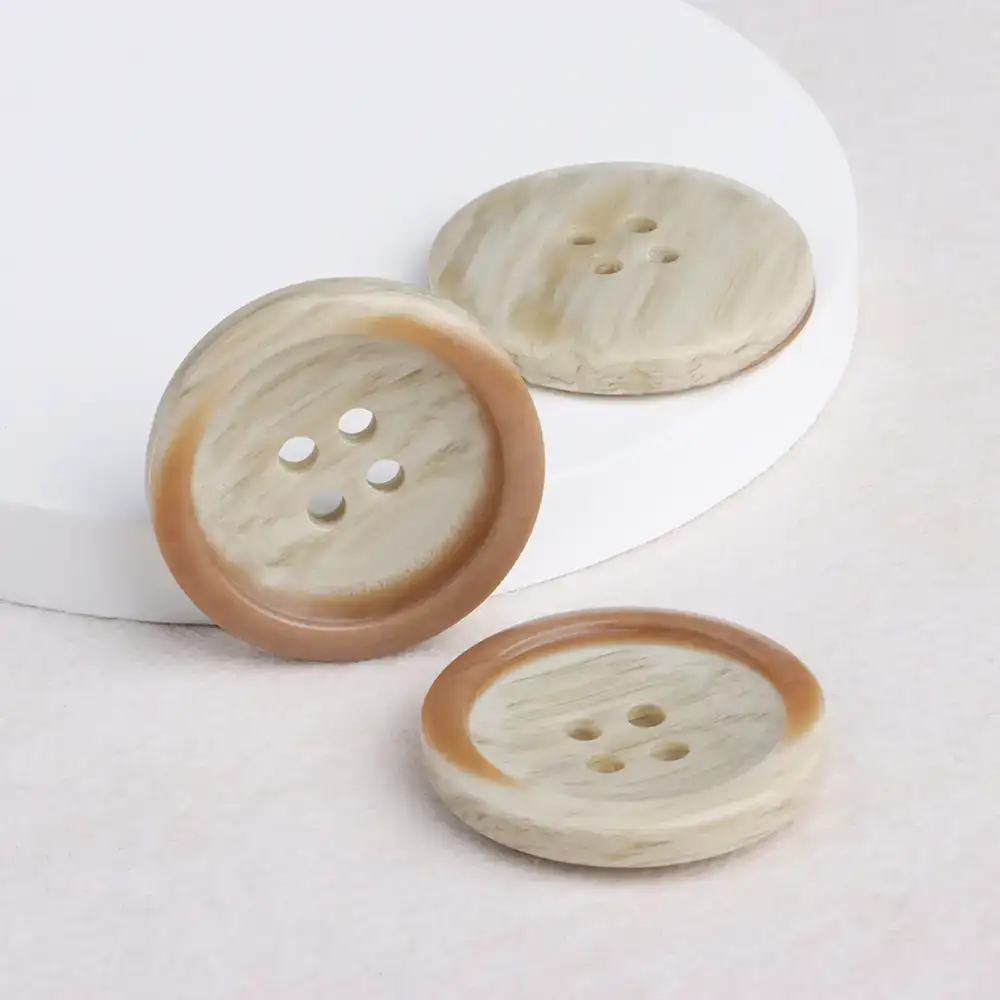 Cream 4 holes Resin Button for Overcoat buy garments accessories in bulk from China wholesaler at wholesale price free worldwide shipping Alibaba