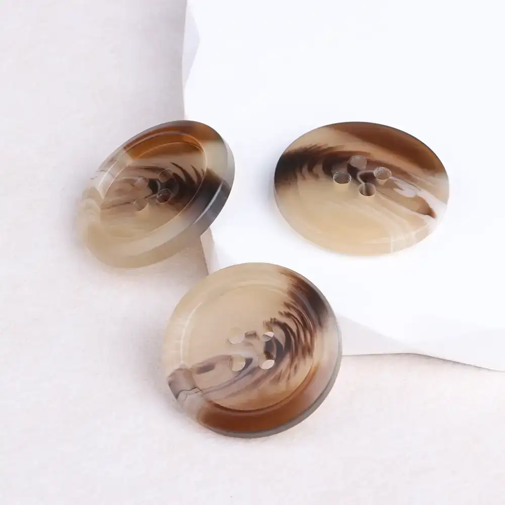 Brown 4 holes Resin Button for Overcoat buy garments accessories in bulk from China wholesaler at wholesale price free worldwide shipping Alibaba