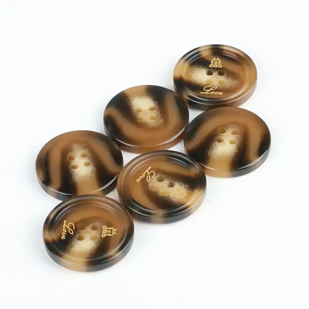 Brown 4 holes Resin Button for Overcoat buy garments accessories in bulk from China wholesaler at wholesale price free worldwide shipping Alibaba