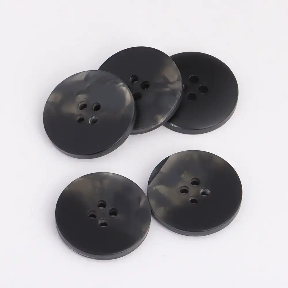 Black 4 holes Resin Button for Overcoat buy garments accessories in bulk from China wholesaler at wholesale price free worldwide shipping Alibaba