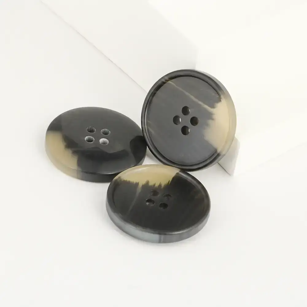 Black 4 holes Resin Button for Overcoat buy garments accessories in bulk from China wholesaler at wholesale price free worldwide shipping Alibaba
