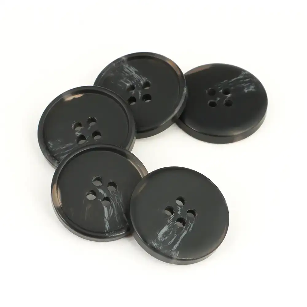 Black 4 holes Resin Button for Overcoat buy garments accessories in bulk from China wholesaler at wholesale price free worldwide shipping Alibaba