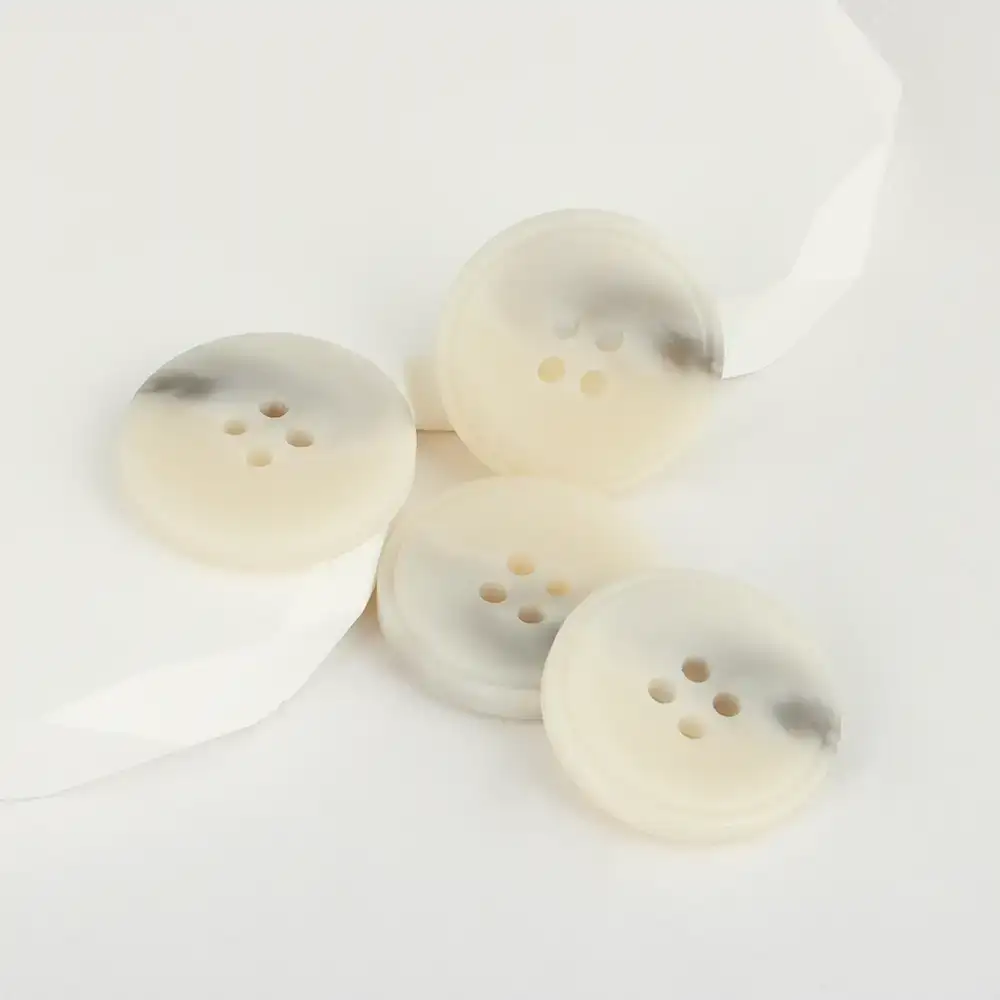 Cream 4 holes Resin Button for Overcoat buy garments accessories in bulk from China wholesaler at wholesale price free worldwide shipping Alibaba